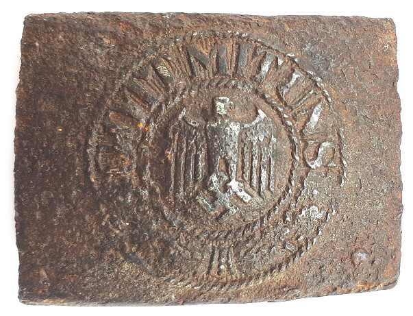 Wehrmacht buckle “Gott mit Uns” / from Stalingrad