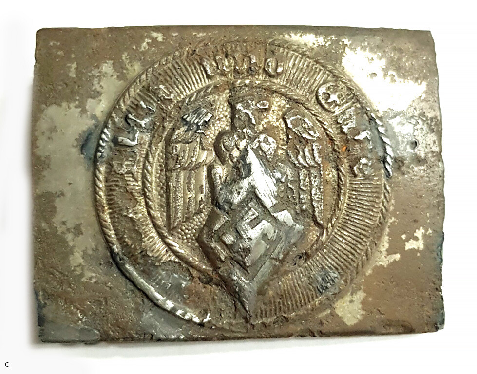 Hitler-Jugend belt buckle “Blut und Ehre” / from Koenigsberg