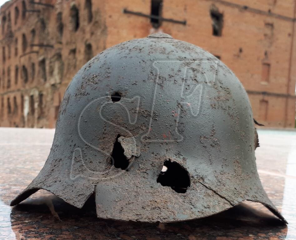 Soviet helmet SSh-36 from river Don