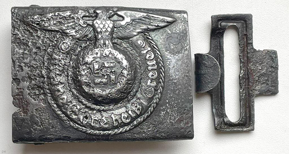 Belt buckle Waffen SS "Meine Ehre heißt Treue" / from Pskov