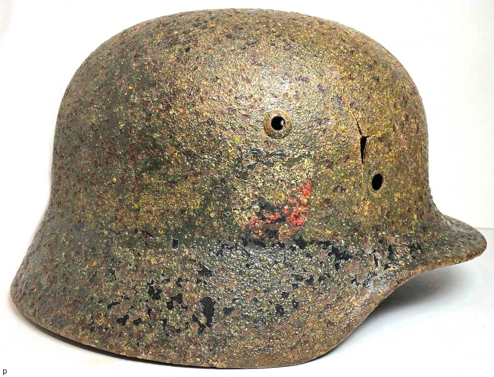 German helmet M35 DD / from Voronezh