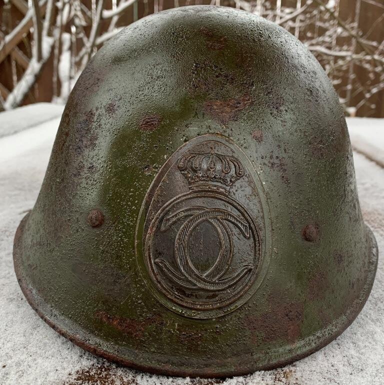 Romanian helmet / from Stalingrad