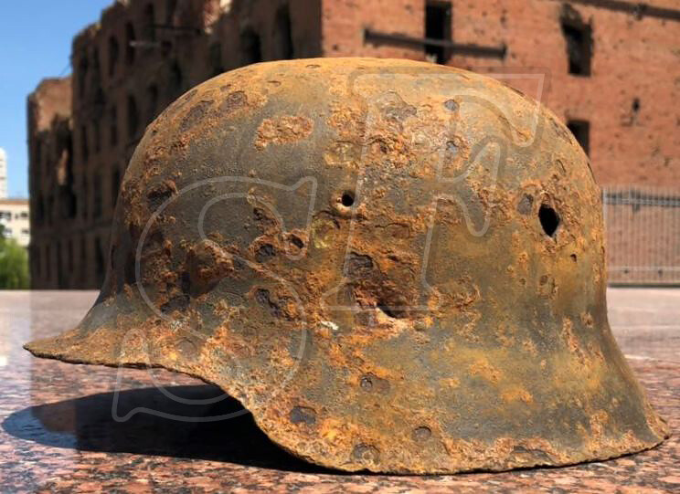 German helmet M42 / from Koenigsberg