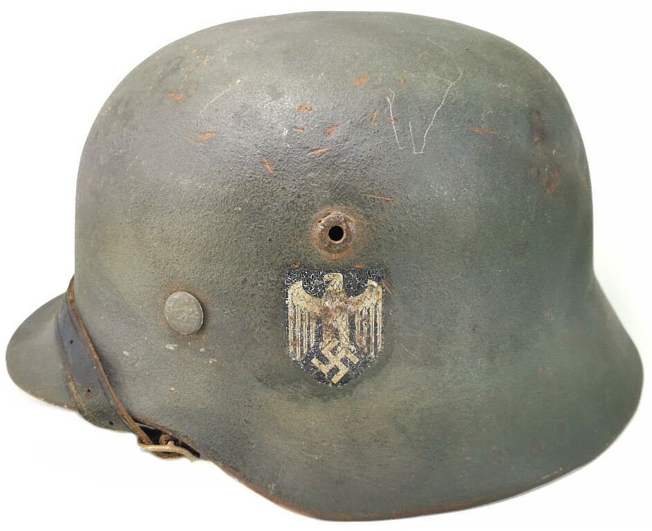 Restored German helmet M40, Wehrmacht