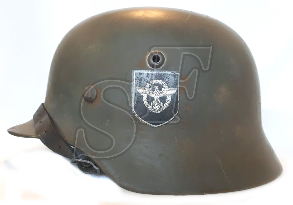 Steel helmet M35 Police SS (Restoration)