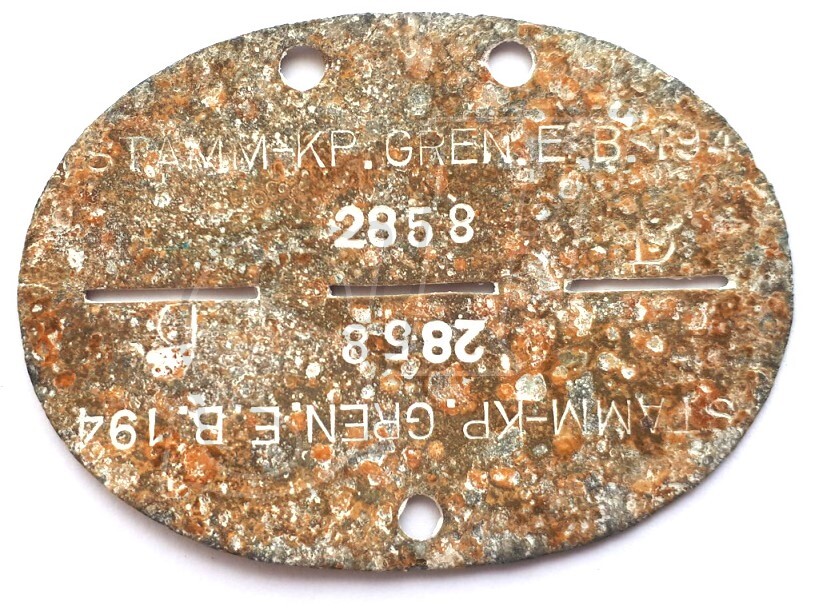 German dogtag STAMM-KP.GREN.E.B.194