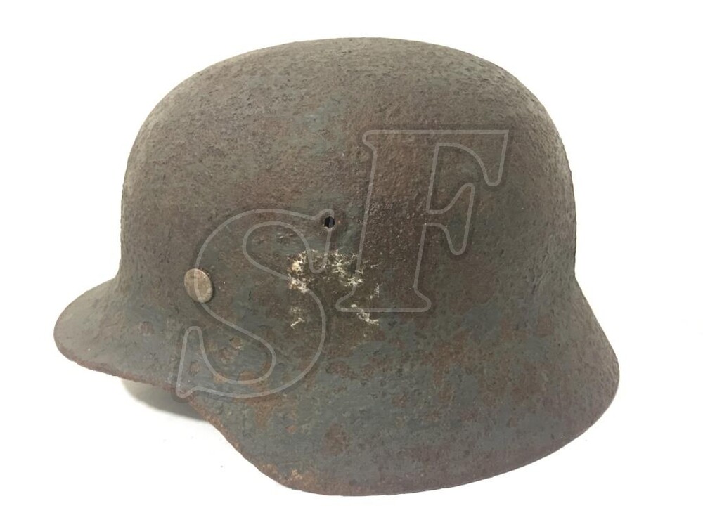 German steel helmet M35 from village Marinovka