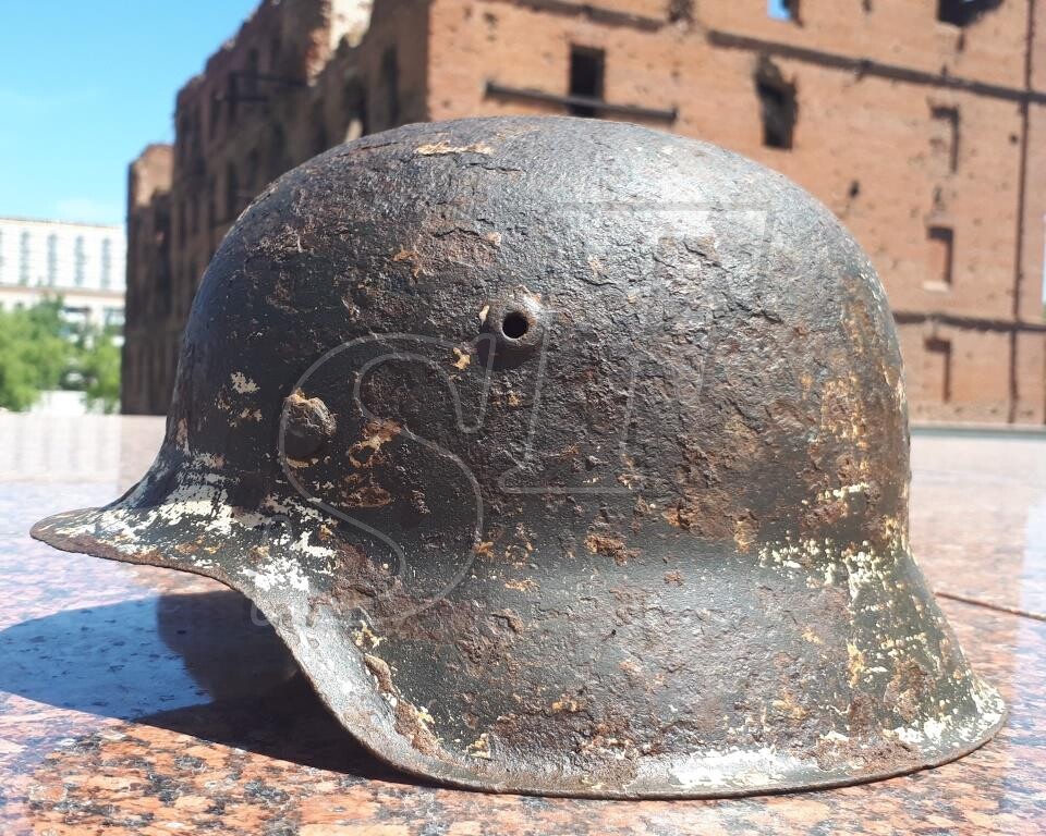 German helmet М42 from Pillau (Baltiysk)