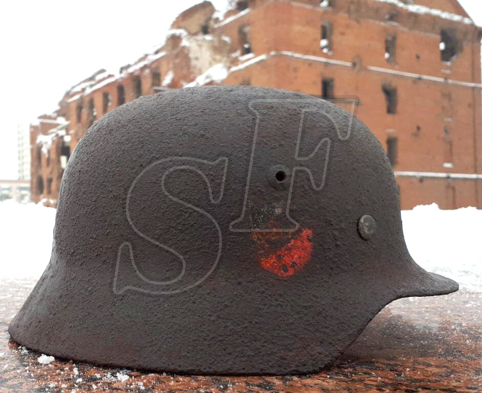 German helmet M35 “Luftwaffe” from Rostov