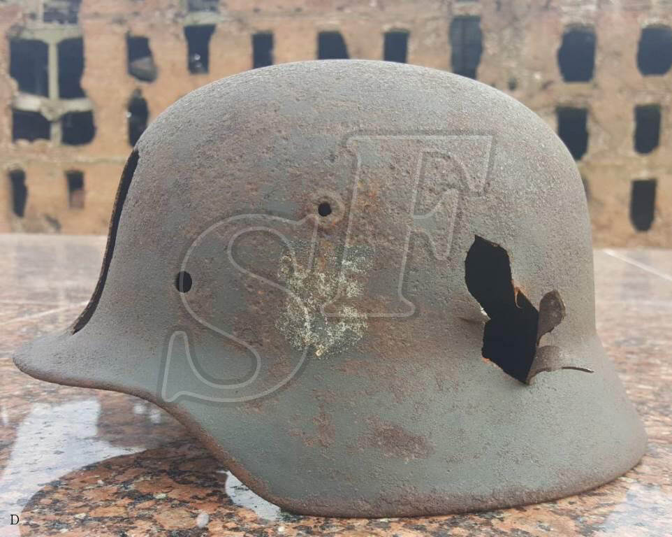 Steel helmet M35 from village "Vertyachiy"