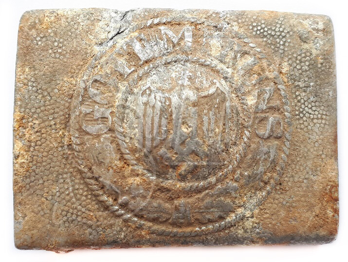 Wehrmacht buckle “Gott mit Uns” / from Stalingrad