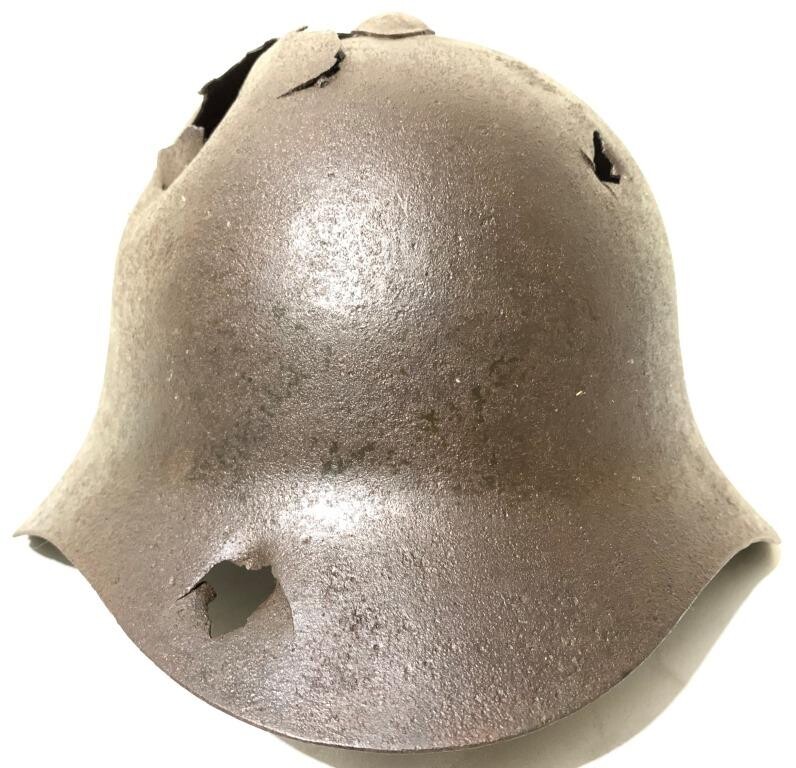 Soviet helmet SSh36 / from Stalingrad