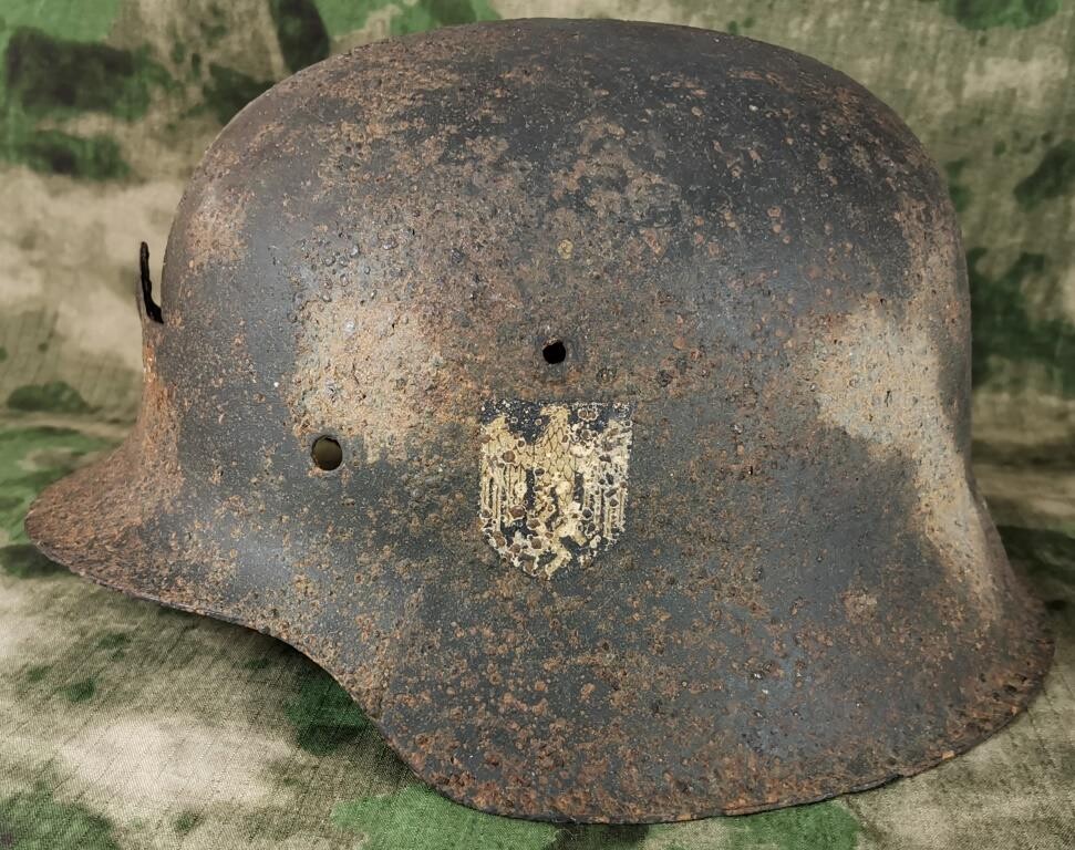 Wehrmacht helmet M42 / from Kursk