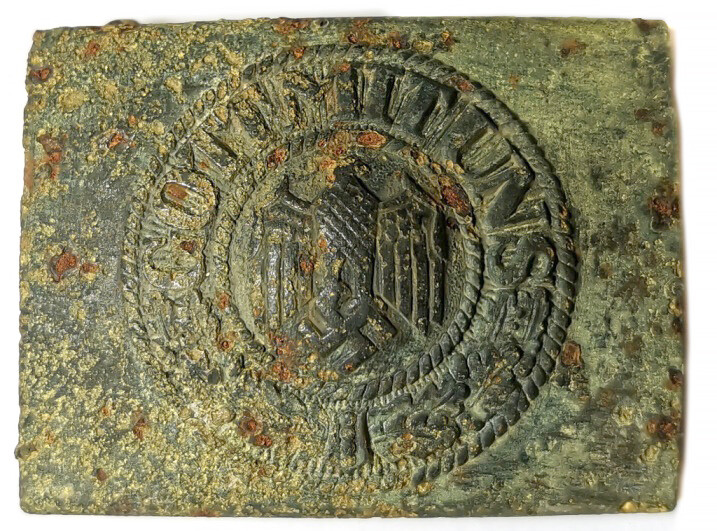 Iron Wehrmacht belt buckle “Gott mit Uns”