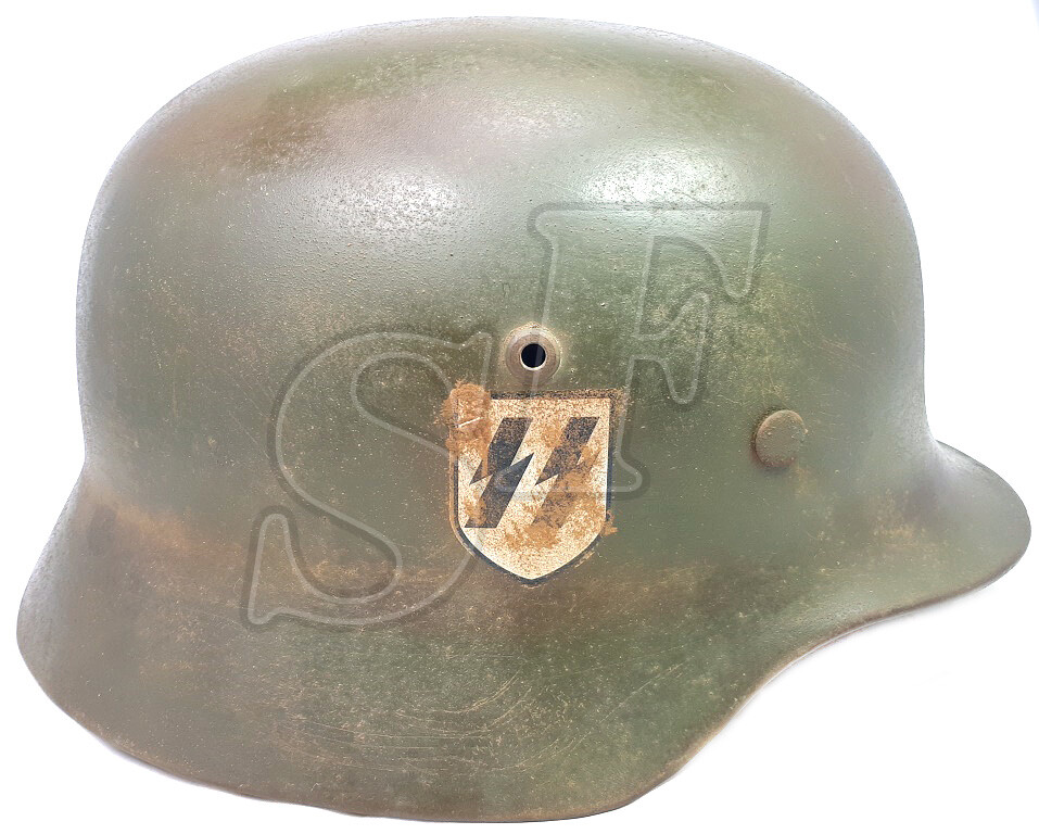 Waffen SS helmet M35 DD / Restoration