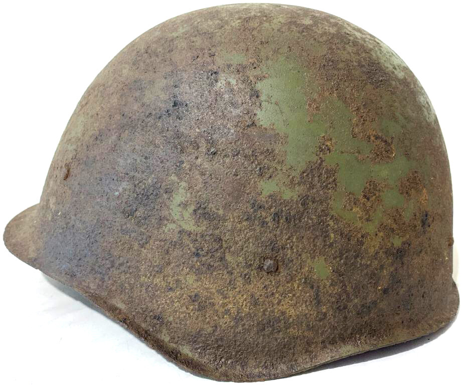 Soviet helmet SSh40 / from Stalingrad