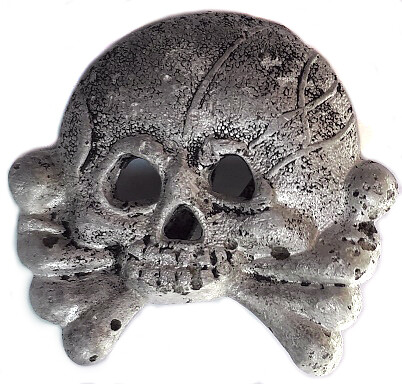 Panzer collar tab skull / from Stalingrad