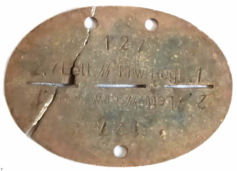 German Waffen SS dogtag