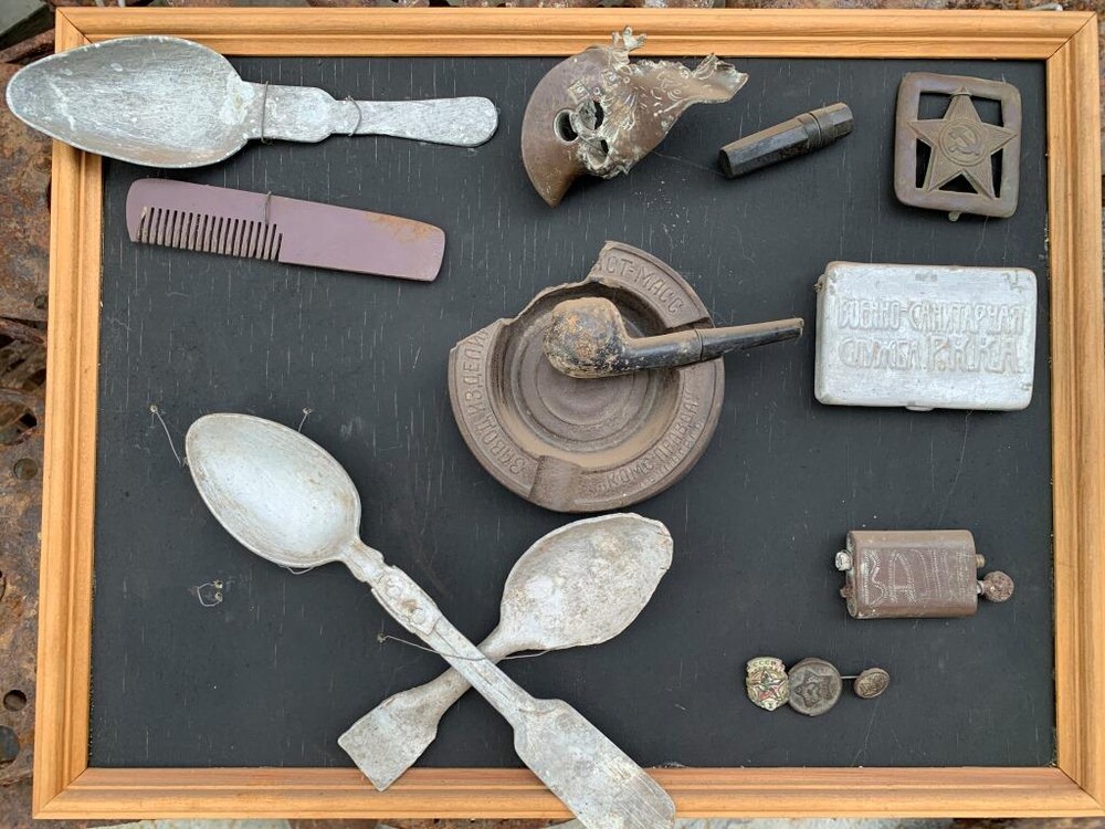 Lot of things of a Red Army soldier