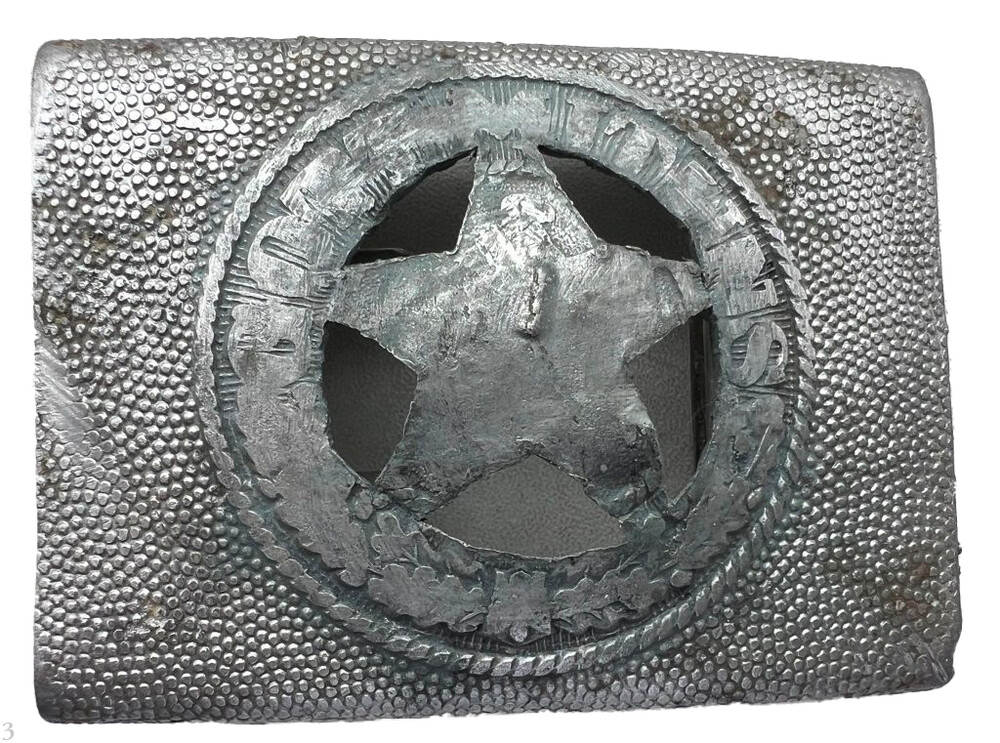 The Partisan belt buckle "Gott mit Uns" / from Stalingrad