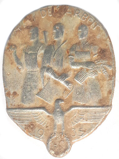 Tag der Arbeit 1935 badge / from Koenigsberg