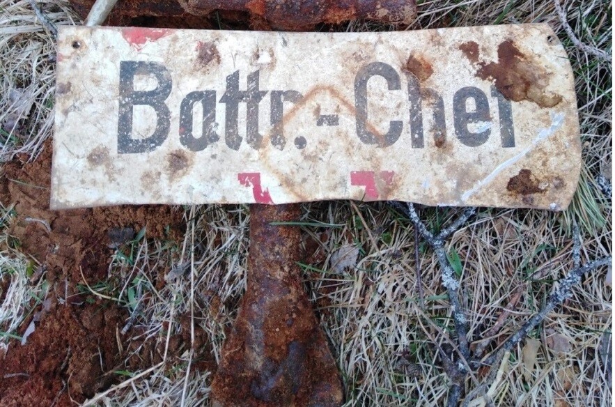 Tactical sign "Battery Commander" / from Novgorod