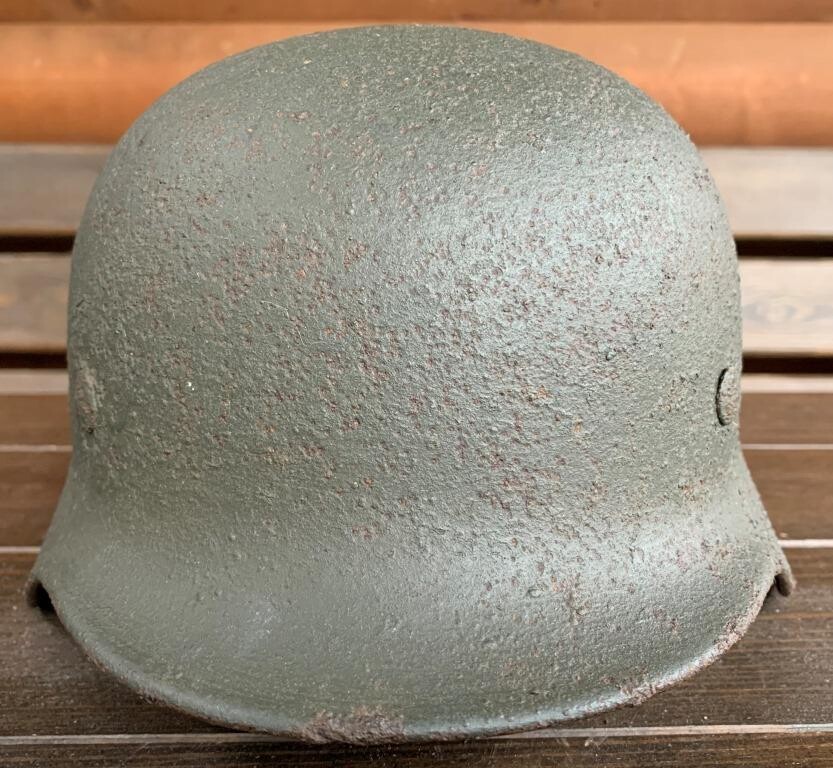 German helmet M40 / from Stalingrad