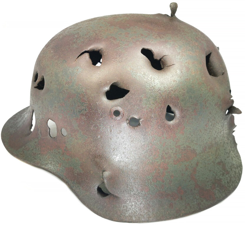 German helmet M35 / from Stalingrad