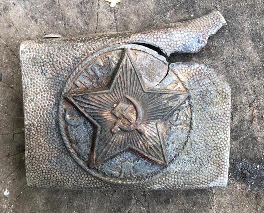 Guerrilla belt buckle / from Bryansk
