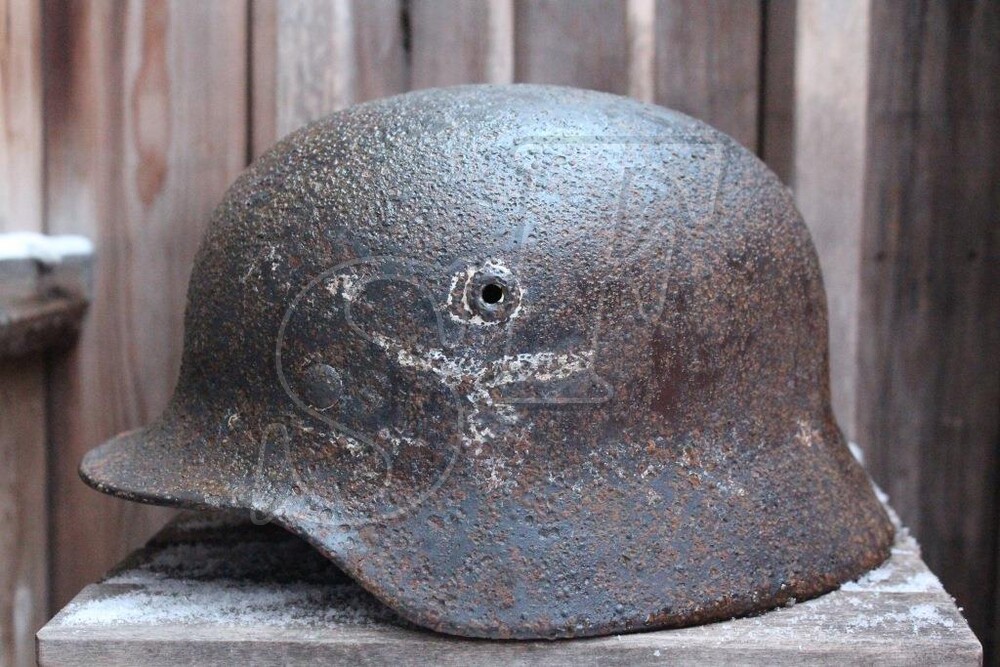 German steel helmet M35 “Luftwaffe” from Stalingrad