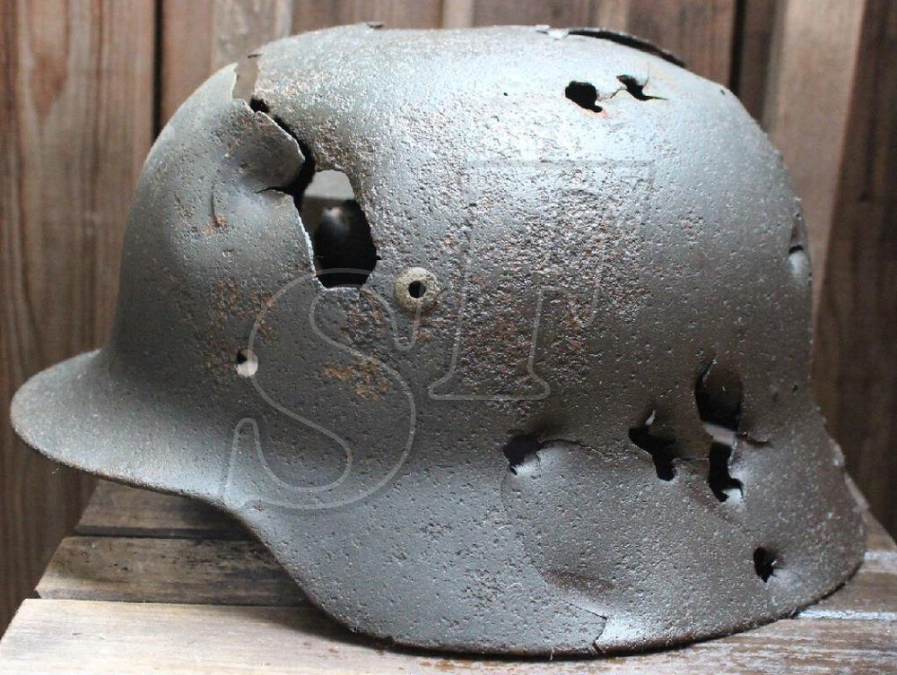German helmet М35 / from Karelia