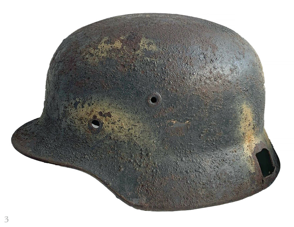 Luftwaffe helmet M40 / from Vitebsk