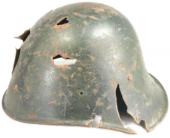 Romanian helmet / from Stalingrad
