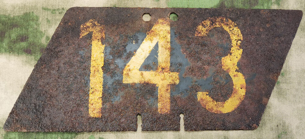 German panzer sign / from Smolensk