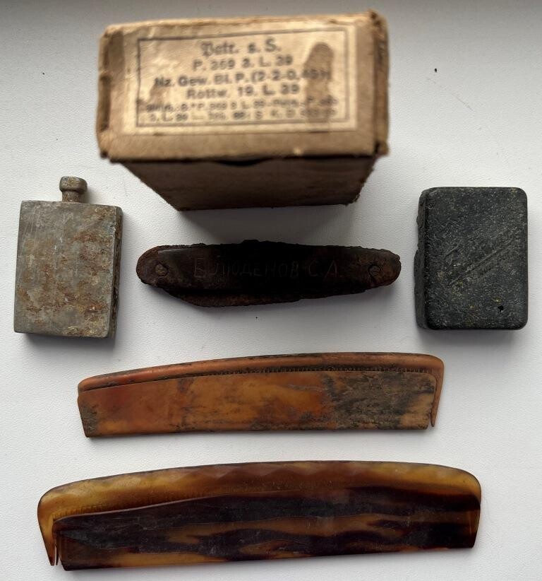 Things from a German dugout / from Demyansk