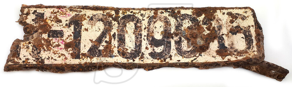 2 License plate / from Koenigsberg