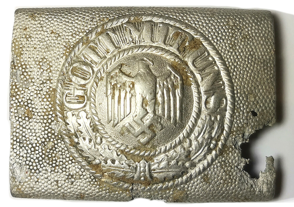 Wehrmacht belt buckle "Gott mit Uns" / from Konigsberg