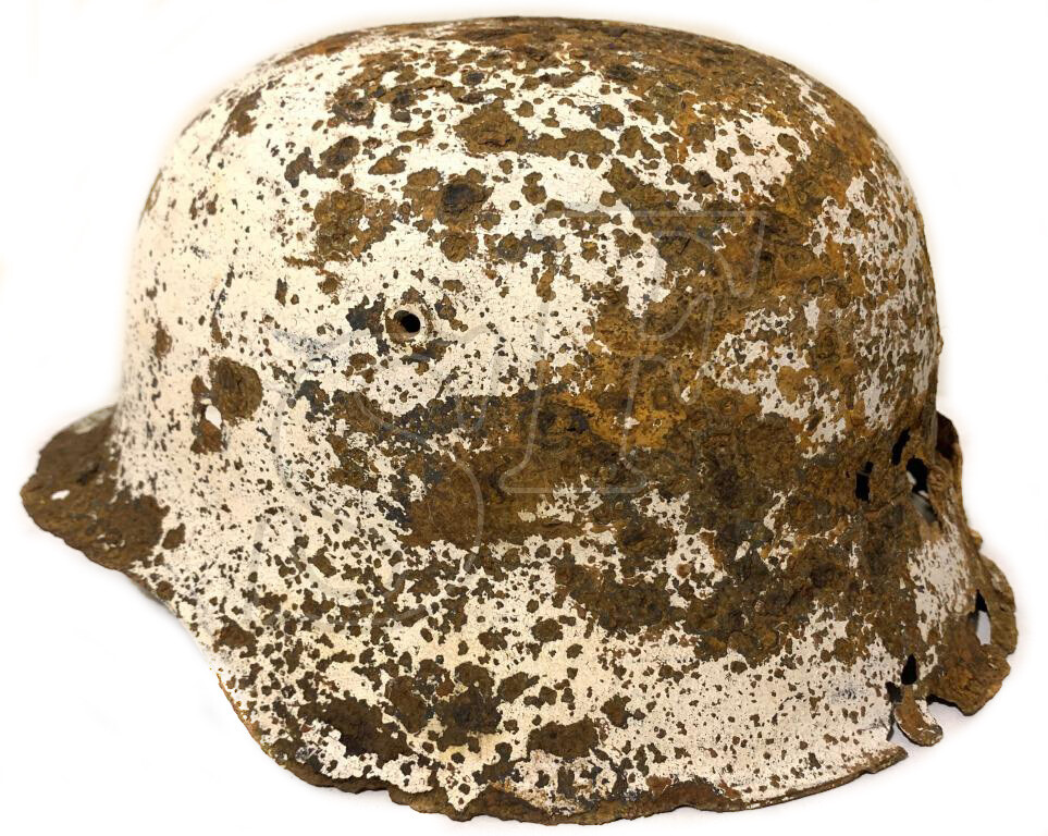 Winter camo helmet М42 / from Stalingrad