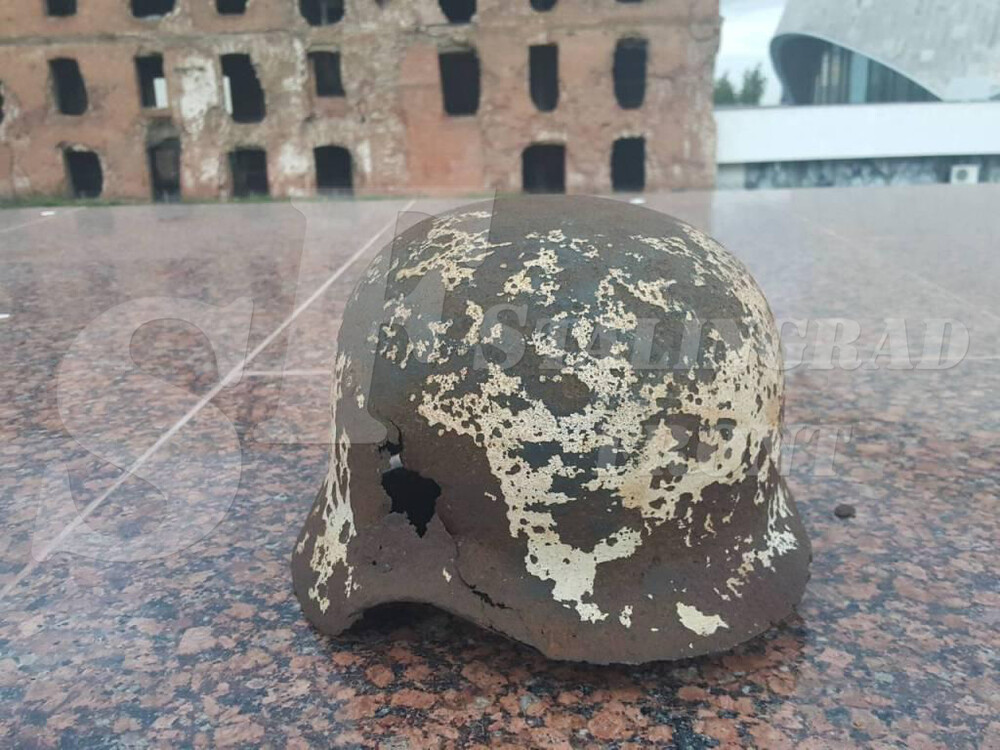 Steel helmet M40 from "Stalingrad"