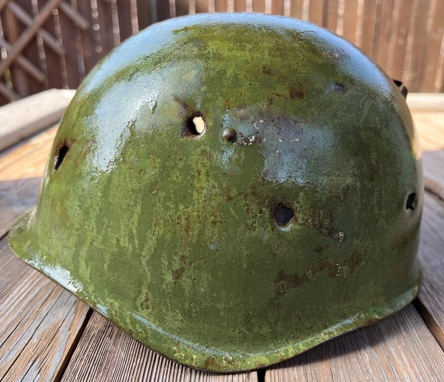 Soviet helmet Ssh39 / from Stalingrad