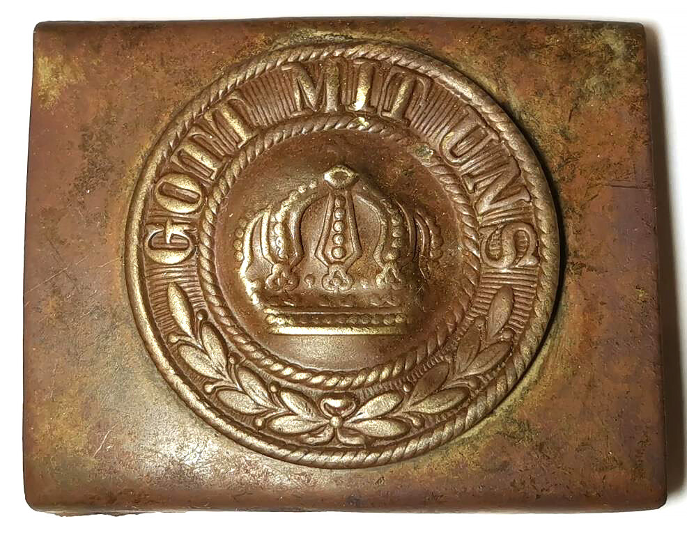 German belt buckle “Gott mit Uns” / from Insterburg
