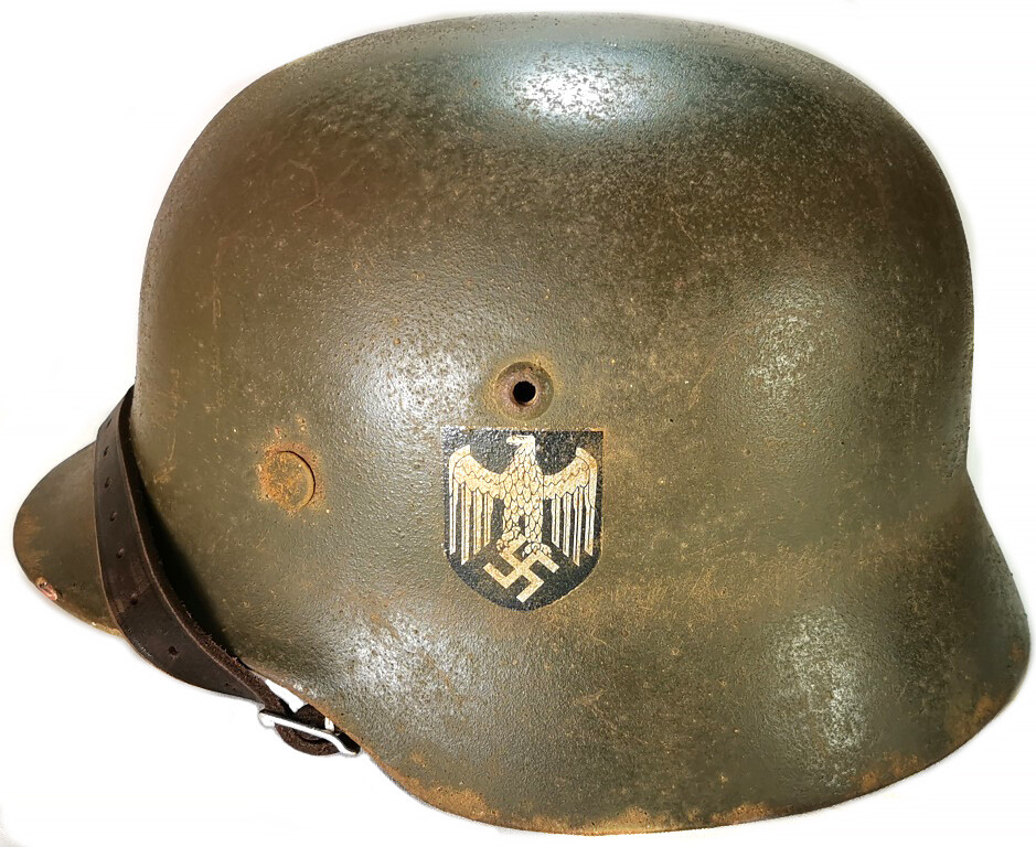 Restored German helmet M35 DD, Wehrmacht
