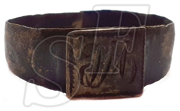 WWI Ring with initials