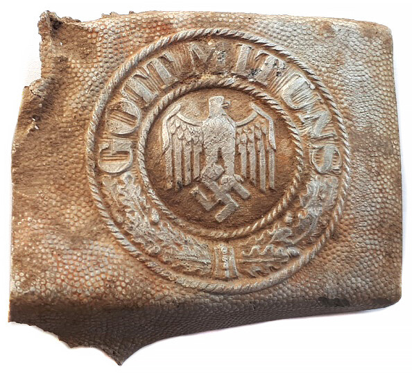 Wehrmacht buckle “Gott mit Uns” / from Stalingrad