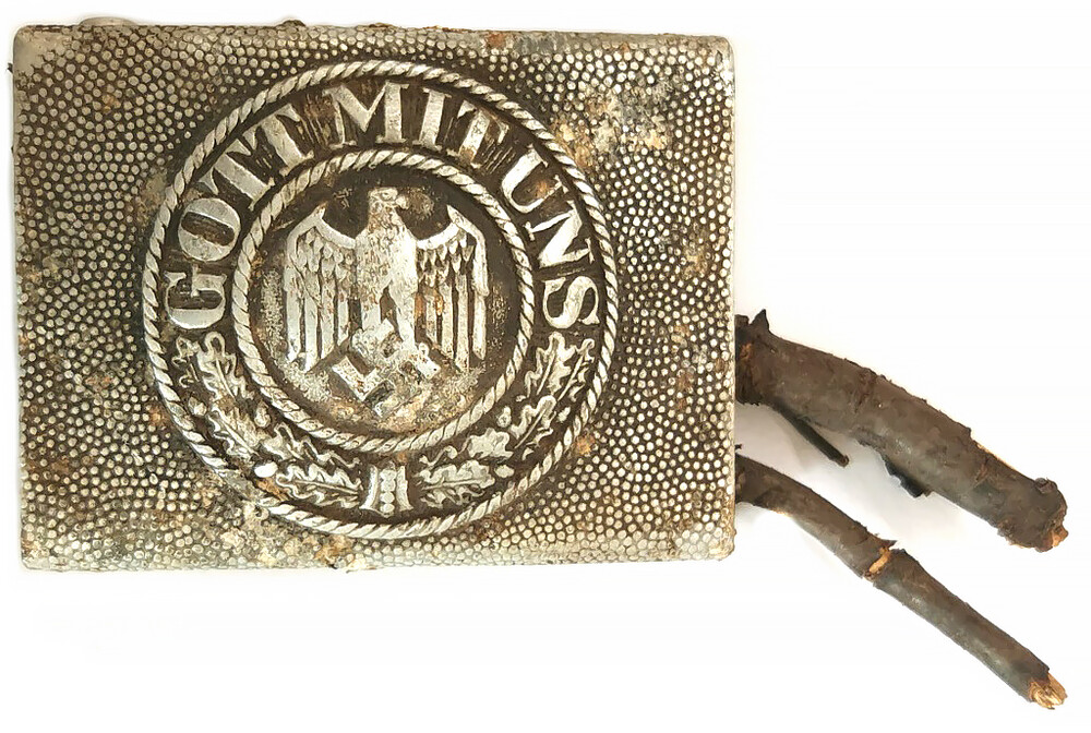 Wehrmacht belt buckle “Gott mit Uns” / from Leningrad
