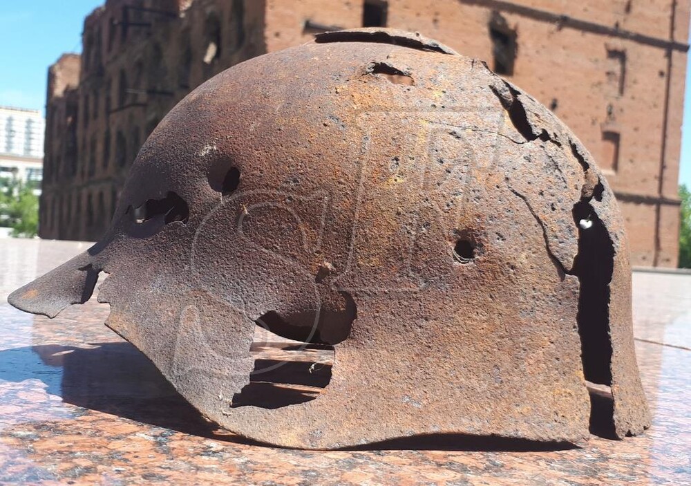 Soviet helmet SSh-36 from village Peskovatka