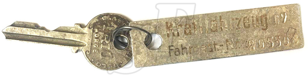 Key for motorcycle