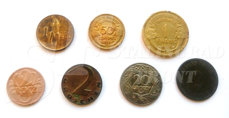 A set of coins "Gumrak airfield"
