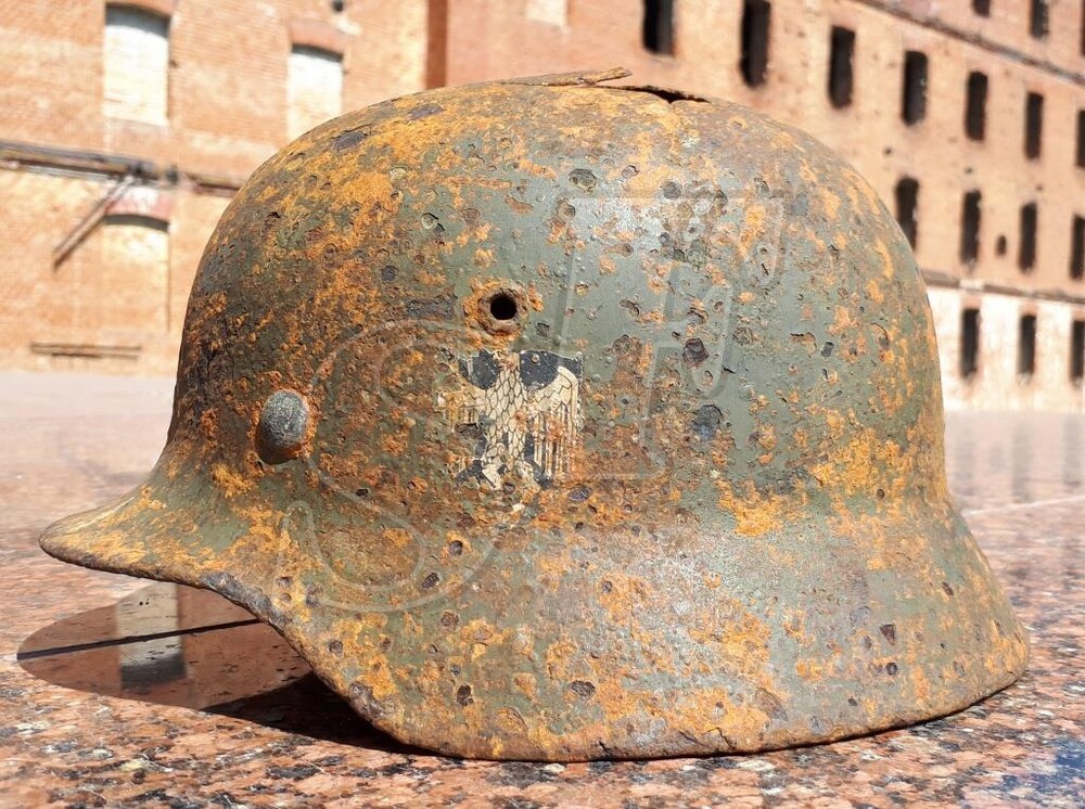 German helmet М35 from village Orlovka