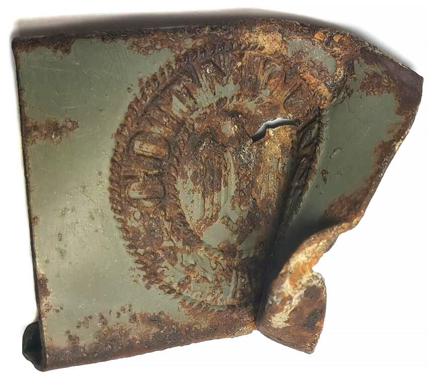 Iron Wehrmacht belt buckle / from Stalingrad